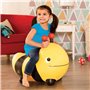 B. toys - Bouncy Boing –– Sauteur gonflable à forme d’abeille –– jouet sauteur d’éveil et de premier âge à enfourcher – 18 mois 