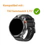 Frgnie Lot de 3 films de protection d'écran en verre HD compatibles avec la montre intelligente LIGE TX2 1,75" pour homme LED 1,