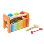 Hape Banc à Marteler avec Xylophone - Jouet Musical en Bois pour Enfant - Instrument d'Éveil et de Motricité pour Bébé dès 12 Mo
