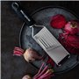 Microplane Mandoline à Julienne pour Les Pommes de Terre, Pommes, Carottes, courgettes et Choux Rouges en Noir et en Acier Inoxy