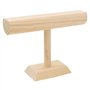 Sharplace T-Barre Présentoir de Bijoux Porte Organisateur Rangement Collier Bracelet - Bois