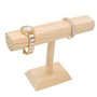 Sharplace T-Barre Présentoir de Bijoux Porte Organisateur Rangement Collier Bracelet - Bois