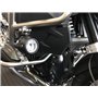 SUPAREE LED Phares Avant Moto, Phare Antibrouillard Auxiliaire + Housse de Protection + Harnais de Câblage pour Moto