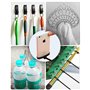 Collier de Serrage Plastique 700 Pièces, Serflex Attaches de Câble Noire Assortiment 100/150/200/250/300mm X 3.6mm Collier Rilsa