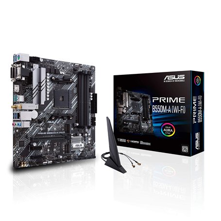 ASUS Prime B550M-A (WI-FI) Emplacement AM4 Micro ATX AMD B550