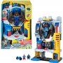 Fisher-Price Imaginext Coffret Quartier Général DC Super Friends avec Lumières Et Sons, Figurines Batman Et Superman, Jouet Enfa