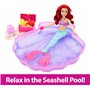 Mattel Disney Princesse Set de jeu Ariel Aventures dans la piscine pour filles de 3 ans et plus