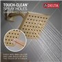 Delta Faucet Velum 14 Series Ensemble de robinet de douche doré à fonction unique, kit de garniture de valve, poignée de douche,
