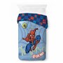 Jay Franco Marvel Spiderman Pouvoir de Héros 100% Coton Parure de Lit Simple - Inclus Taie d'oreiller 50 x 70 cm