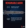 Poly Studio R30 - Système de visioconférence 4K (Plantronics) - Barre avec caméra, micro et haut-parleur pour les petites salles