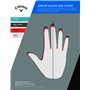 Callaway Weather Spann Gant de golf junior (porté à la main gauche, taille L, blanc)