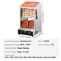 VEVOR Cuiseur à vapeur Hot-Dogs, 37L, machine à vapeur Hot-Dogs à 2 niveaux, température 30° à 85°, chauffe-petits pains électri