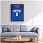 VEVOR Présentoir pour Maillot de Sport, 610x812x40 mm, boîte à Ombre verrouillable de Jersey, Protection UV 98% en Verre PC, cin