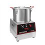 VEVOR Robot Culinaire 750 W Robot de Cuisine Capacité 6,6 L Mixeur Multifonction Cuisine en Acier Inoxydable Alimentaire Hachoir