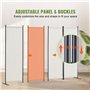 VEVOR Cloison de séparation en Tissu, séparateur de pièce Pliable à 4 Panneaux, paravent de confidentialité intérieur pour Burea
