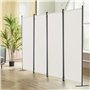 VEVOR Cloison de séparation en Tissu, séparateur de pièce Pliable à 4 Panneaux, paravent de confidentialité intérieur pour Burea