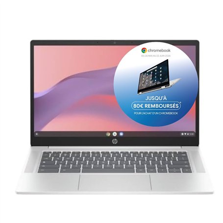 HP Chromebook Plus 14a-nf0000sf 14" 1920 x 1080 Pixels Intel Core i3-N305 8 GB 256 GB Flash ChromeOS