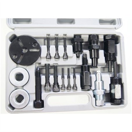 KATSU 18 pièces Extracteur de Moyeu d'embrayage de compresseur de climatisation et ensemble d'installation