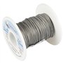 LOTITONG Fil d’acier Enduit de Nylon 7x7 49 Brins de 0,8 mm, Traction de 32 kg pour Pêche - 50 m