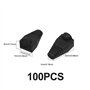Copapa Lot de 100 connecteurs de câble Ethernet RJ45 en plastique souple pour câble CAT5 CAT5E CAT6 CAT6E Noir
