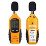 Cadrim Sonomètre numérique portable 30 dB à 130 dB avec écran LCD pour usines et routes