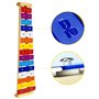 CeleMoon Xylophone en bois naturel 15 tons pour enfants et tout-petits avec barres métalliques multicolores, instrument de musiq