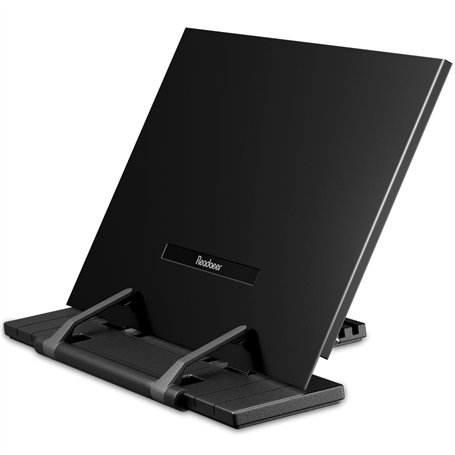 Readaeer Support de lecture portable Support livre de cuisine pour cuisine et bureau en métal pliable