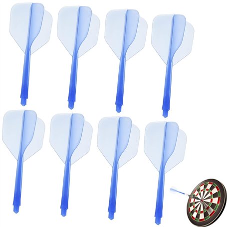 YanBous Tiges de fléchettes 2BA et ailettes de fléchettes en une seule pièce