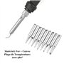 Gasea 10pcs 900M Remplacement Pointes de Fer à Souder Kit Pannes à Souder Pour Hakko, Radio Shack, TENMA, ATTEN, rapide, Aoyue, 