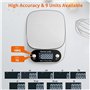 Proster Balance de Cuisine Numérique Rechargeable 3g-10kg Balance Alimentaire Haute Précision 1g Balances Multifonctionnelles Pe