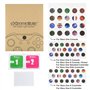 eXtremeRate 60 pcs Autocollants colorés de Switch Bouton for Xbox One/One X/One S Kinect Console and Xbox One/One X/One S/Elite 