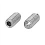 sourcing map M10x20mm 304 Vis à pression à tête ronde à six pans creux acier inox ressort 4pcs
