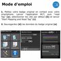 TECHNEE Badge MAGIC PASS | programmable MCT Android | UID modifiable | PREMIUM | Lot de 5