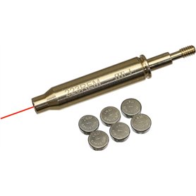 MAYMOC 223REM arbalète tir à l'arc flèche Outil de visée à alésage Rouge se visse sur des flèches avec 2 Jeux de Piles