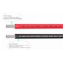 Fil de silicone flexible 16 AWG fil 10 mètres [5 m noir et 5 m rouge] Fil de cuivre étamé Fil de 16 fil de calibre pour DIY RC T