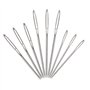 LAOYE 9 Pcs Aiguille a Laine Aiguille à Coudre Grosse Aiguille Couture Cuir Aiguille a Tapisser Aiguilles à Bout Rond pour Passe