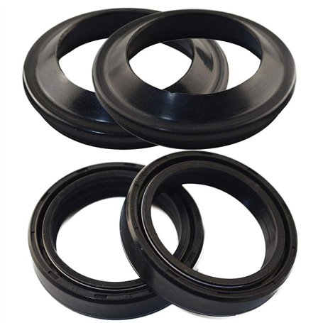 AHL Joint spi de fourche avec cache poussière pour Yamaha X-MAX 125 YP R/ABS 2006-2009 / Yamaha X-MAX 250 YP R BLACK 2009