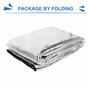 sourcing map Tapis d'isolation Acoustique Voiture Porte Capot Moteur Isolant Thermique 10mm 79x20/200x50cm