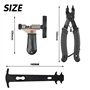 Outil de Chaîne de Vélo Kit d'outils de Réparation de Chaîne de Vélo Professionnel Pinces à