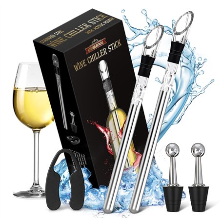 GUHAOOL Rafraichisseur de Bouteille de Vin Bâton