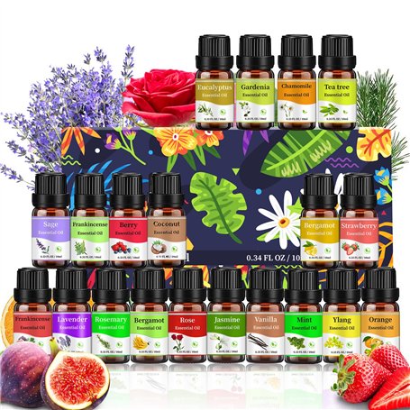 VIPNAJI Kit Huile Essentielle 18x10ml