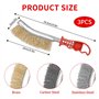 Brosses Métalliques a Main Set mit Brosse Laiton