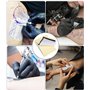 LEAZZLE 40 Feuilles de Papier Transfert pour Tatouage, 4 Couches de Papier A4 pour Stencil Tatouage Transfert, Papier Tatouage U