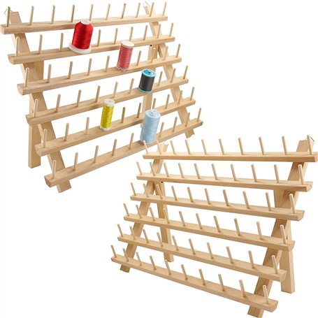 New brothread 2x60 Bobines Support de Filetage de bois/porte-bobines de fil/organisateur de fil pour broderie