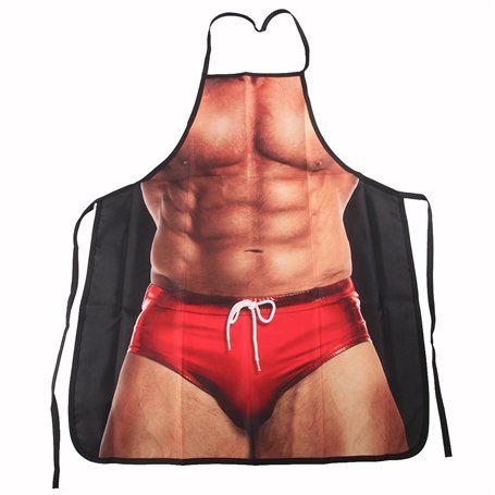 ABCTen Sexy Tablier de Cuisine Fun Fête Cadeau Tablier pour Homme Femme