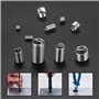 200 Pièces Inserts Filetés Auto-taraudeurs, Vis d'Insertion de Filetage en Acier Inoxydable, M3 M4 M5 M6 M8 Écrou d'Insertion de