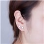 VIKI LYNN Boucles d’oreilles argent fin 925 de Point-Virgule boucles d’oreilles clous femme idée cadeau femme fille