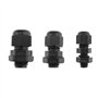 BIYM 30pcs Kit de Presse-étoupe en Nylon Connecteur étanche M8-M20 Couvercle d'étanchéité IP68 Écrou de Verrouillage Réglable 3m