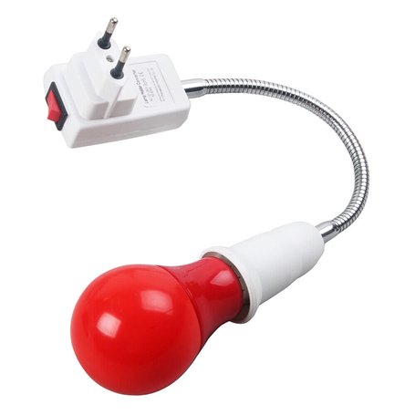 eTone Darkroom Safelight Lampe à ampoule rouge LED E27 Prise de montage à vis UE Noir et blanc BW Film Impression Diapositive Tr