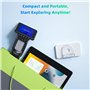 LINKMICRO LM013 Microscope portable pour enfants avec écran LCD de 7,1 cm, kit de microscope de poche pour enfants de 8 à 12 ans